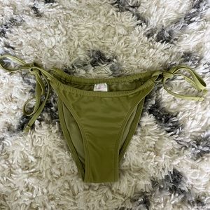 Womens Target green bikini bottoms size extra small